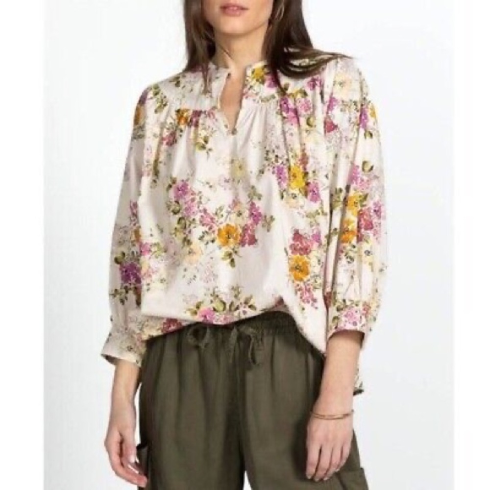 Johnny Was Jade Isabella Blouse Size M